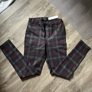 Sanctuary Plaid Skinny Pants size XS